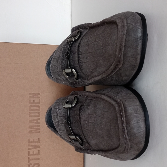 BRAND NEW STEVE MADDEN DONNEL CROC EMBOSSED LEATHER LOAFER - Picture 13 of 16